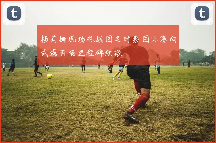 杨莉娜现场观战国足对泰国比赛向武磊百场里程碑致敬